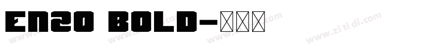 Enzo Bold字体转换